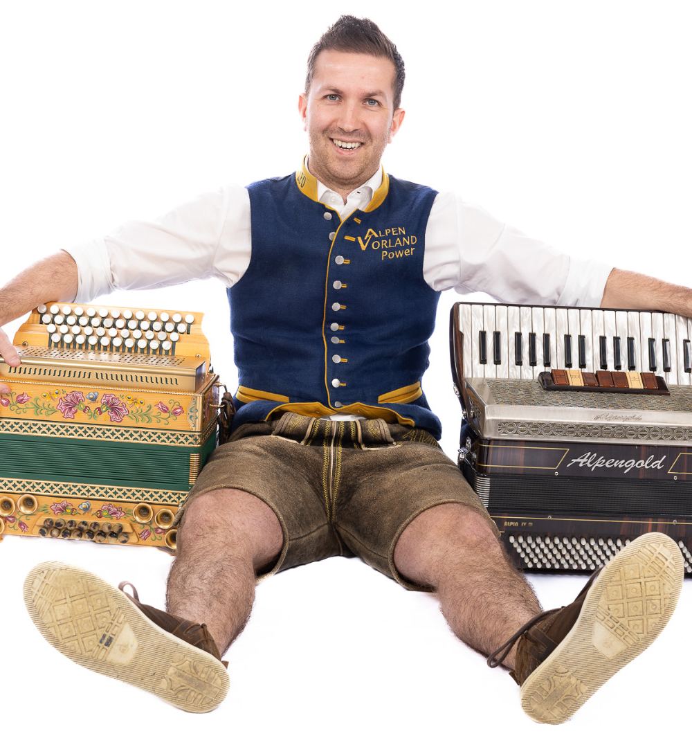 Porträt von Leo Schütz – Akkordeon, Steirische Harmonika in Baden